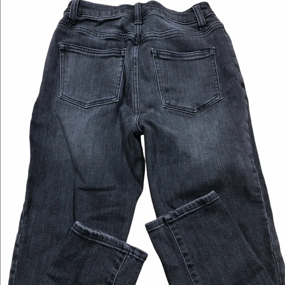 FOREVER 21 size 27 high rise 4 black button fly jeans - Picture 3 of 5